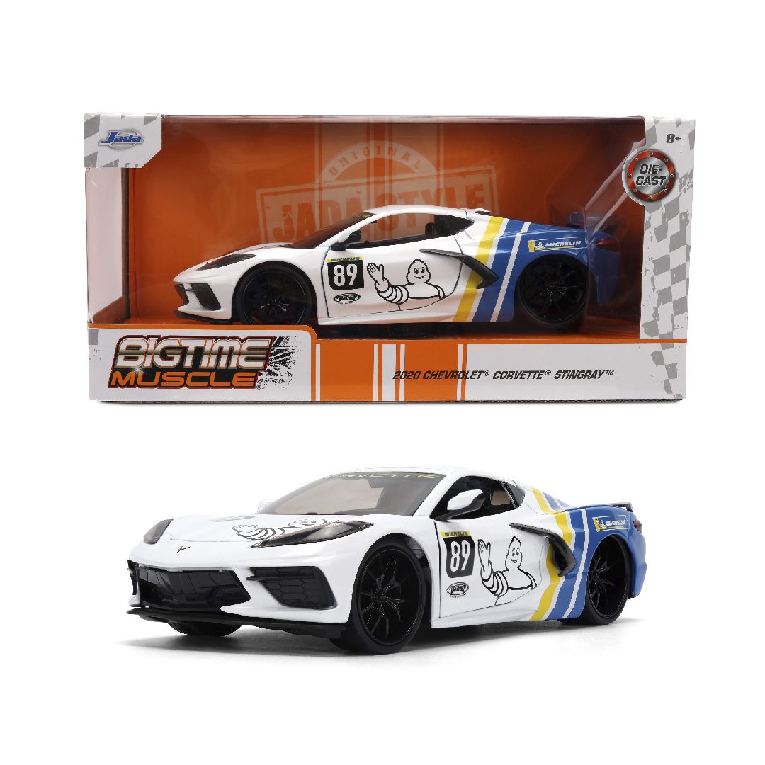 Jada 1/24 "BIGTIME Muscle" 2020 Corvette Stingray (Michelin)