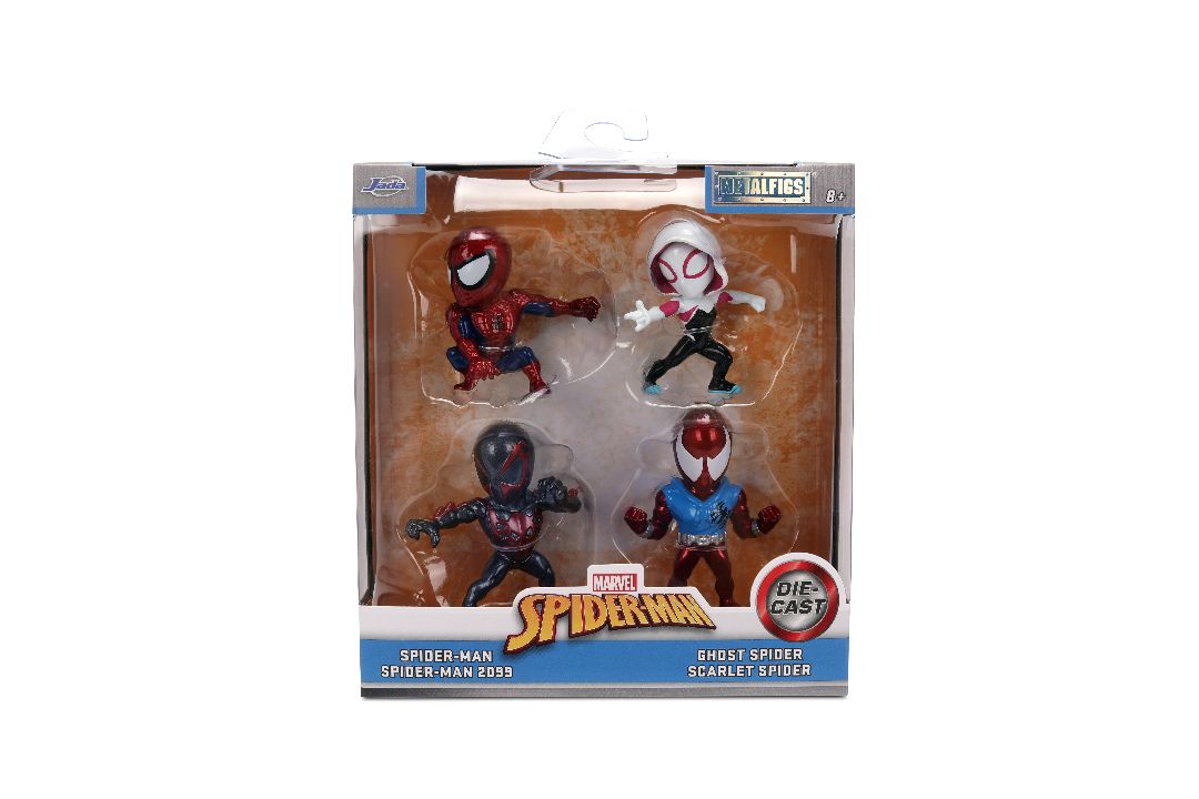 Jada 2.5" Metalfigs - Marvel - Spider-Man 4-Pack