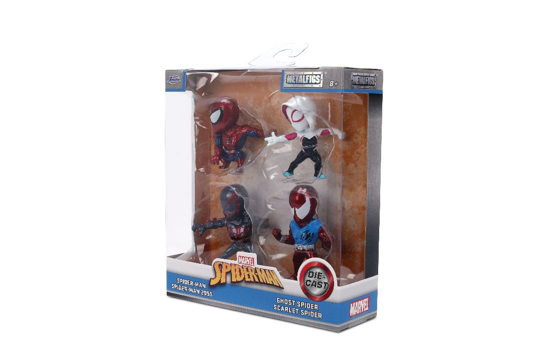 Jada 2.5" Metalfigs - Marvel - Spider-Man 4-Pack