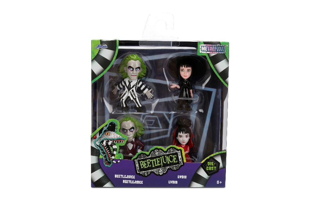Jada 1.65" Nano Metalfigs - Warner Brothers Beetlejuice 4-Pack