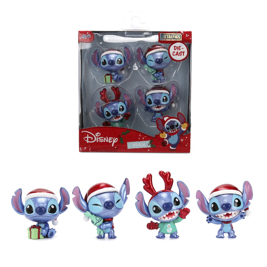 Jada 2.5" Metalfigs - Disney - Holiday Stitch 4-Pack