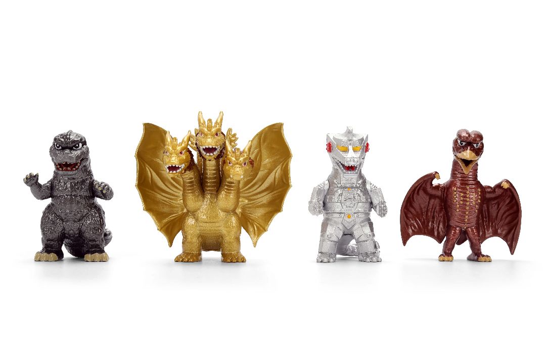 Jada 1.65" Nano Metalfigs - Toho - Godzilla 4-Pack