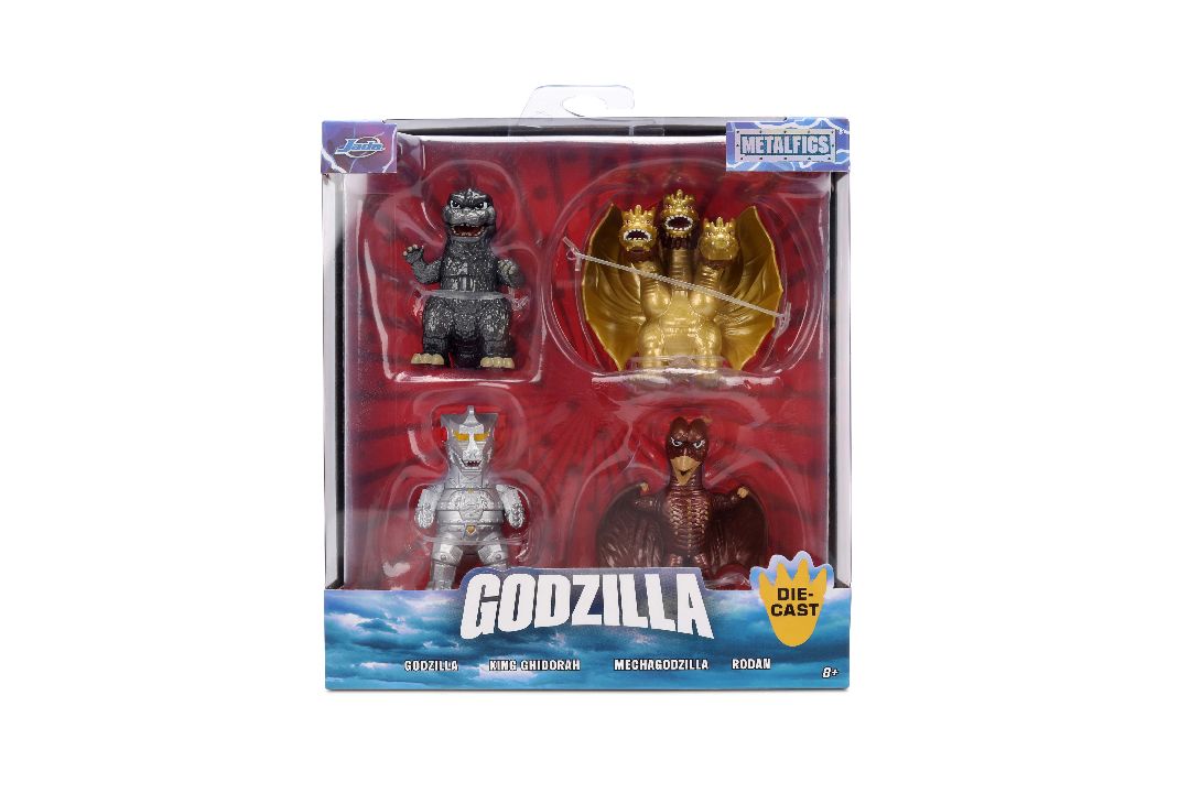 Jada 1.65" Nano Metalfigs - Toho - Godzilla 4-Pack