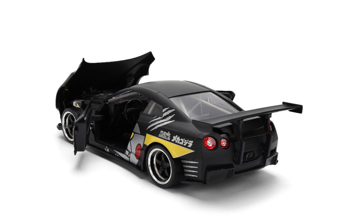 Jada 1/24 "Hollywood Rides" Godzilla, 2009 GT-R (R35) Ben Sopra
