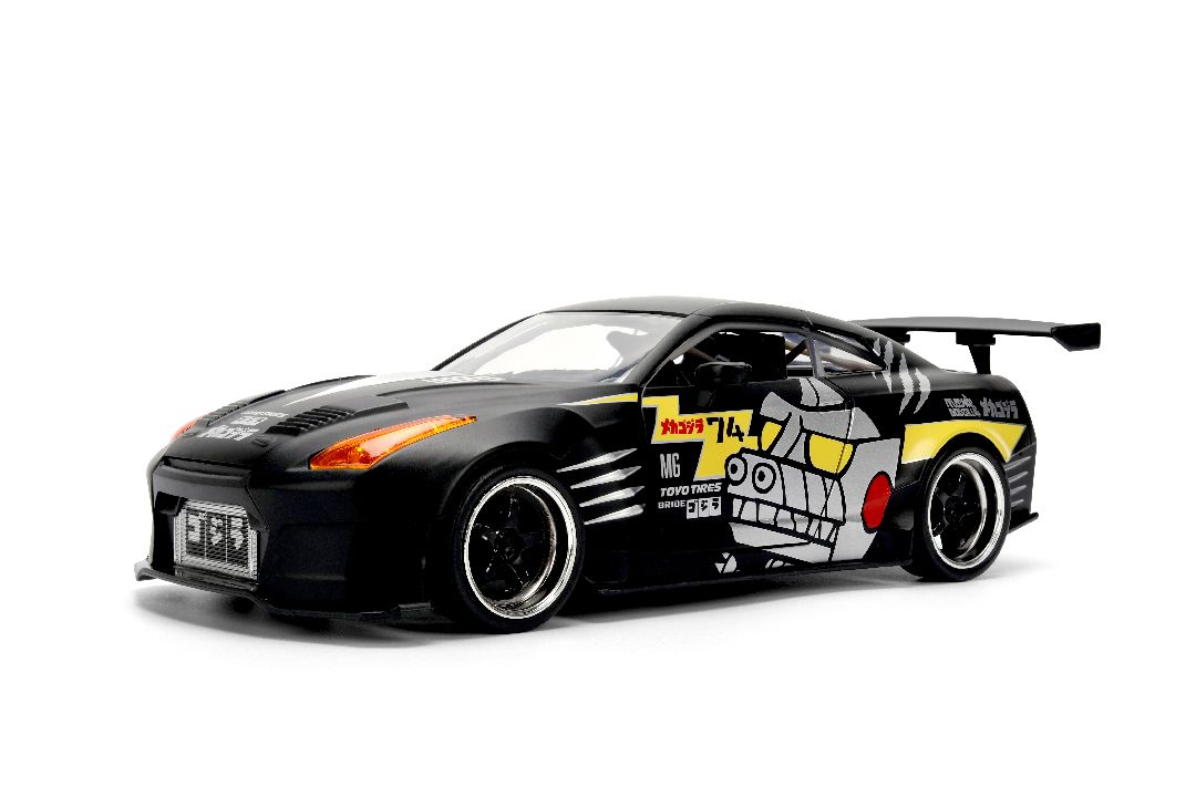 Jada 1/24 "Hollywood Rides" Godzilla, 2009 GT-R (R35) Ben Sopra