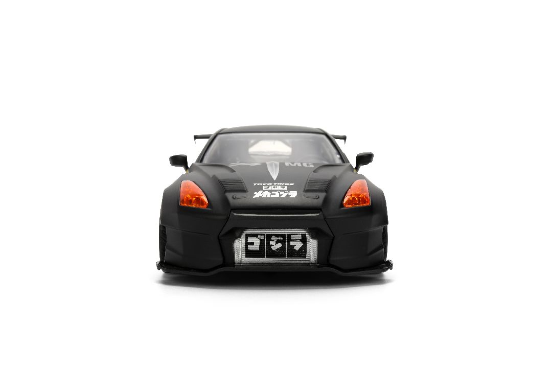 Jada 1/24 "Hollywood Rides" Godzilla, 2009 GT-R (R35) Ben Sopra