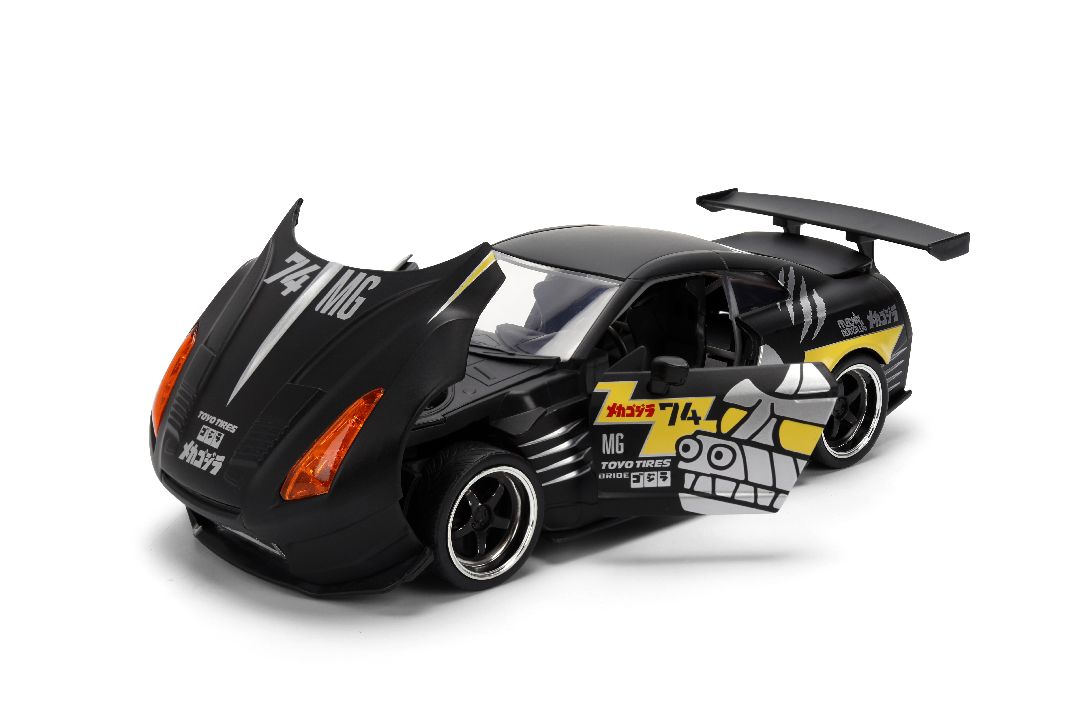 Jada 1/24 "Hollywood Rides" Godzilla, 2009 GT-R (R35) Ben Sopra
