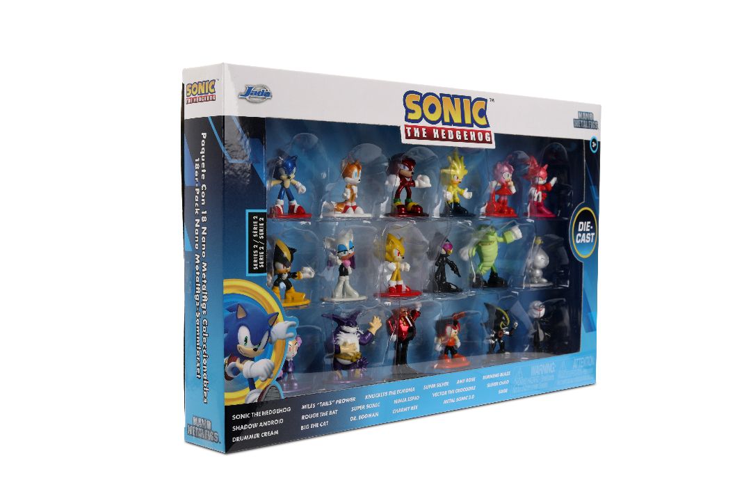 Jada 1.65" Nano Metalfigs - Sonic the Hedgehog 18-Pack Wave 2