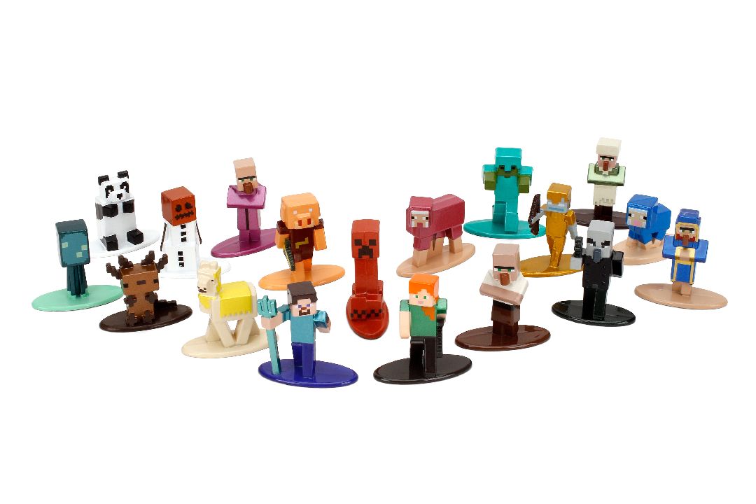 Jada 1.65" Nano Metalfigs - Minecraft 18-Pack