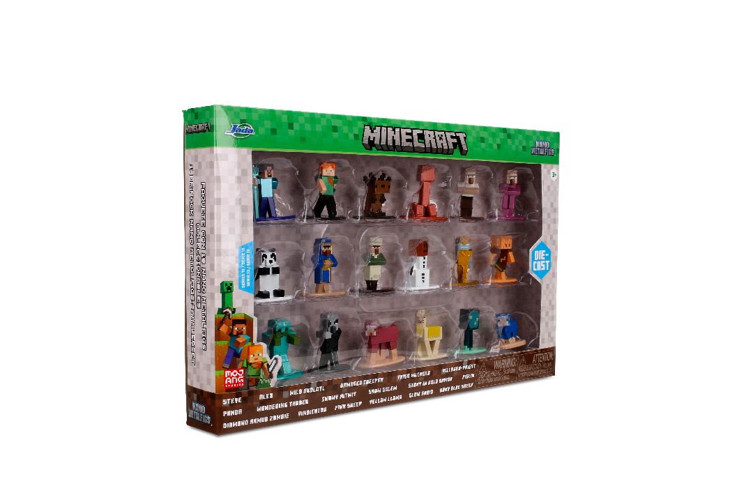 Jada 1.65" Nano Metalfigs - Minecraft 18-Pack