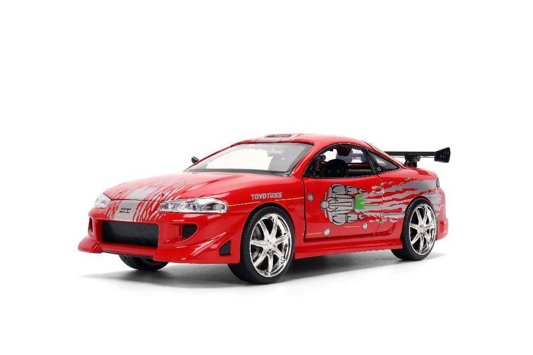 Jada 1/24 "F&F" Brian's Mazda RX-7 w/ Dom's Mistubishi Graphics