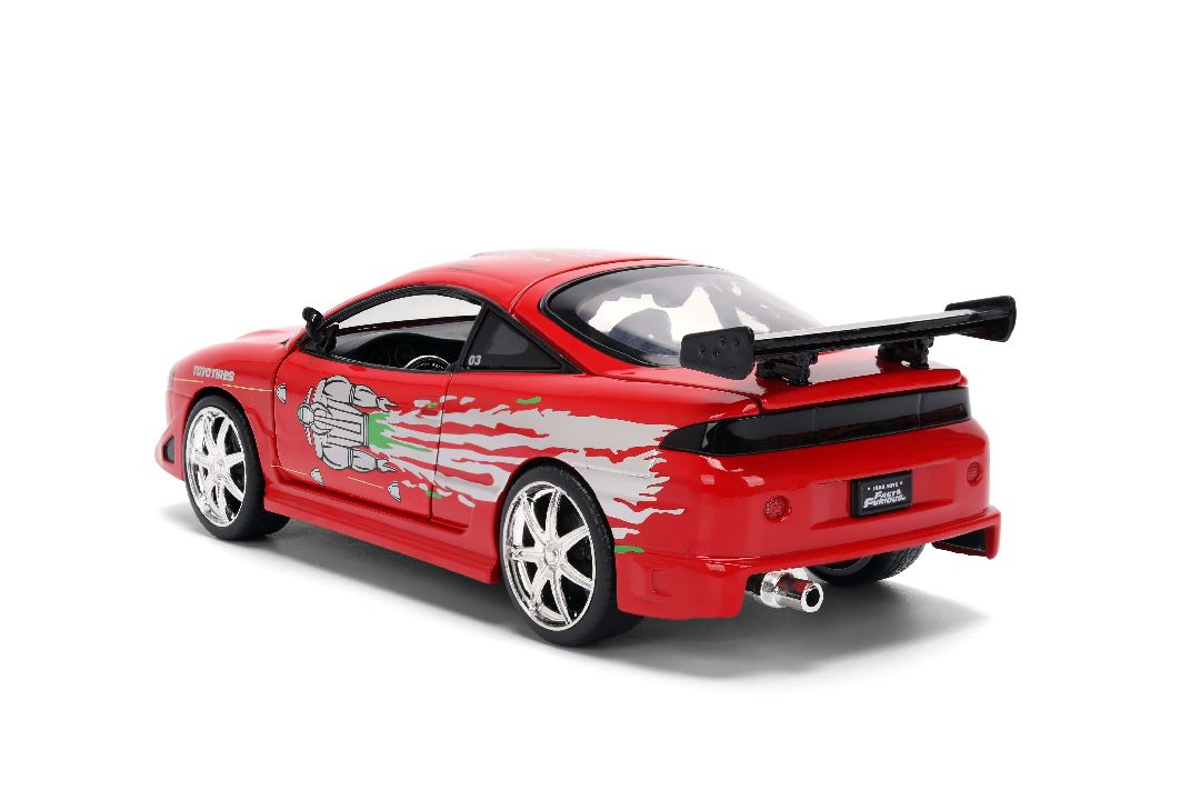 Jada 1/24 "F&F" Brian's Mazda RX-7 w/ Dom's Mistubishi Graphics