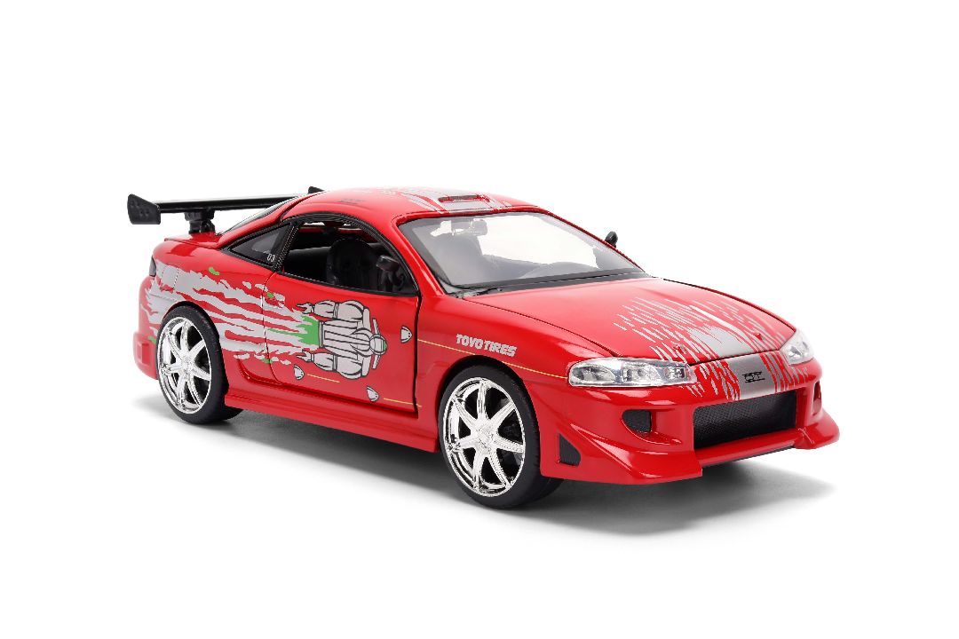 Jada 1/24 "F&F" Brian's Mazda RX-7 w/ Dom's Mistubishi Graphics