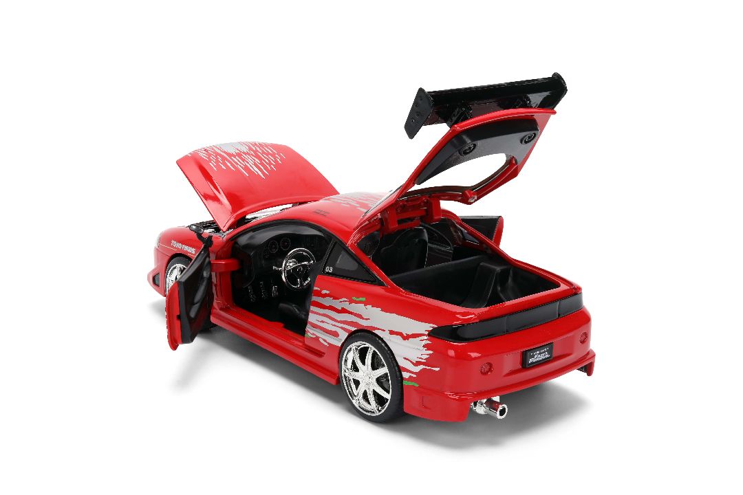 Jada 1/24 "F&F" Brian's Mazda RX-7 w/ Dom's Mistubishi Graphics