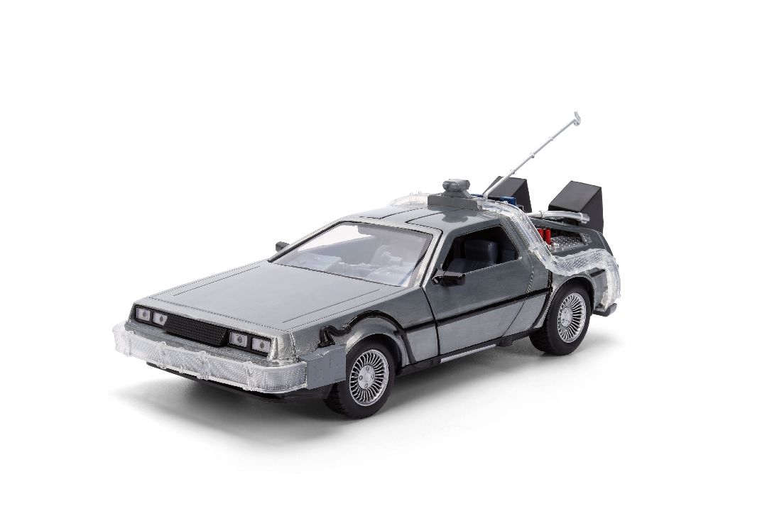 Jada 1/24 Back to the Future 40th Anniv Time Machine w/ Truck