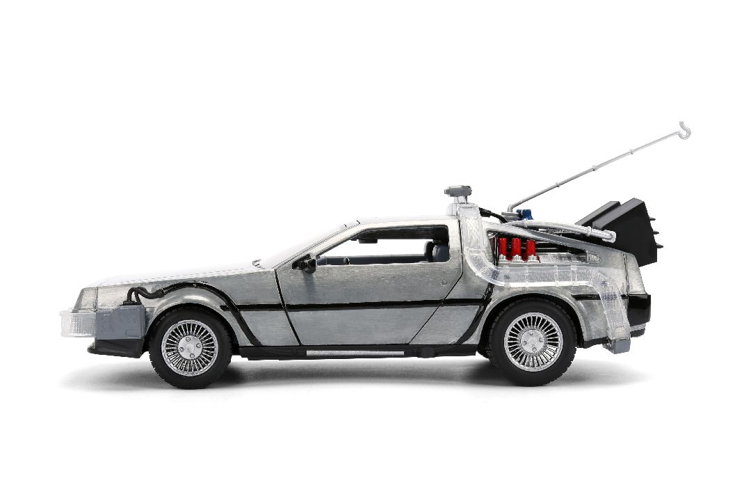 Jada 1/24 Back to the Future 40th Anniv Time Machine w/ Truck