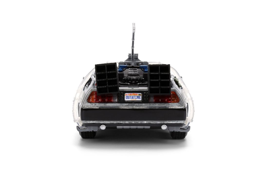 Jada 1/24 Back to the Future 40th Anniv Time Machine w/ Truck