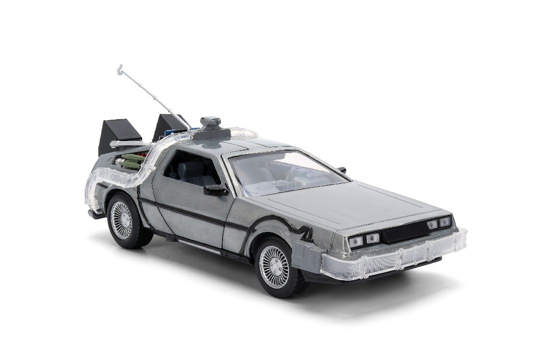 Jada 1/24 Back to the Future 40th Anniv Time Machine w/ Truck