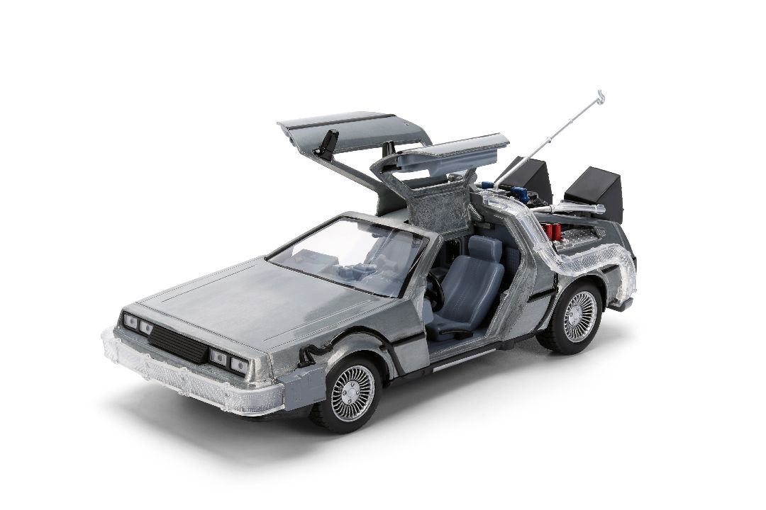 Jada 1/24 Back to the Future 40th Anniv Time Machine w/ Truck