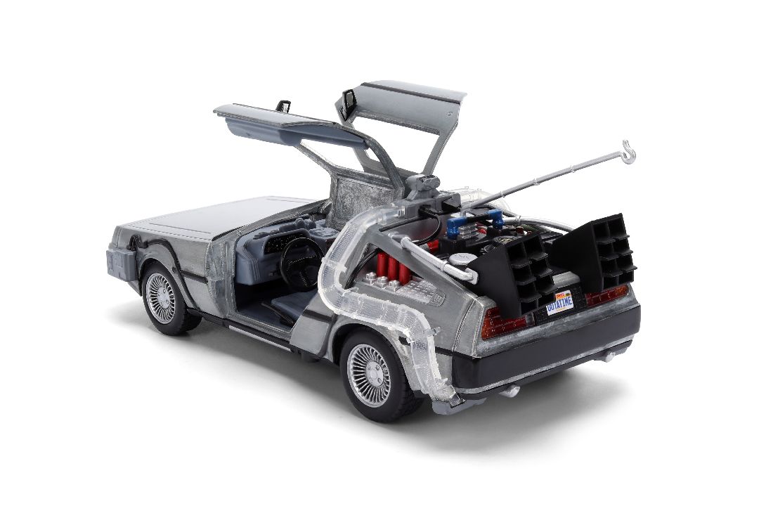 Jada 1/24 Back to the Future 40th Anniv Time Machine w/ Truck