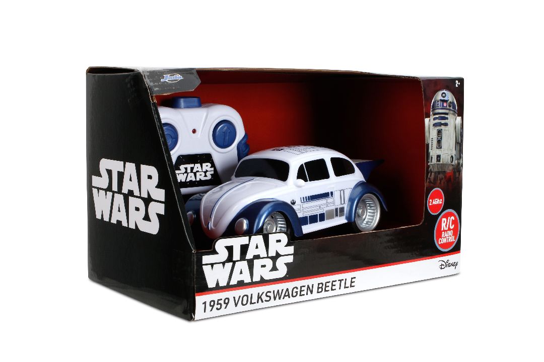 Jada 1/32 "Simple Function" R/C - Star Wars - R2D2 VW Beetle