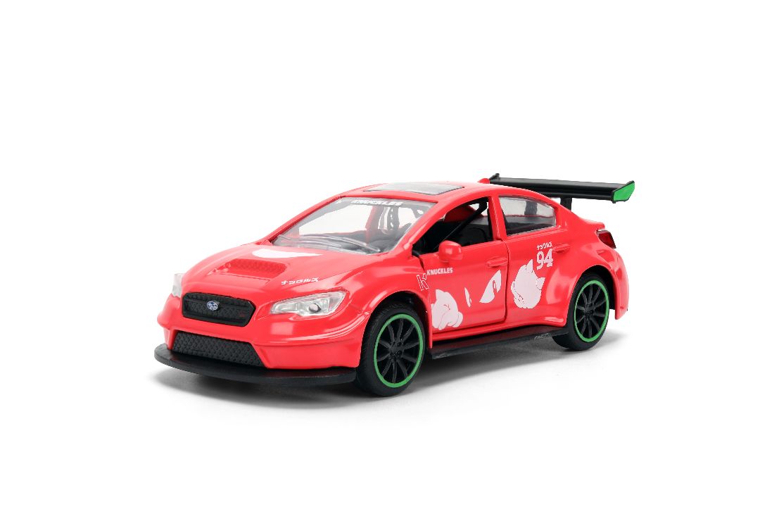 Jada 1/32 "Hollywood Rides" - 2016 WRX STI - Sonic Knuckles