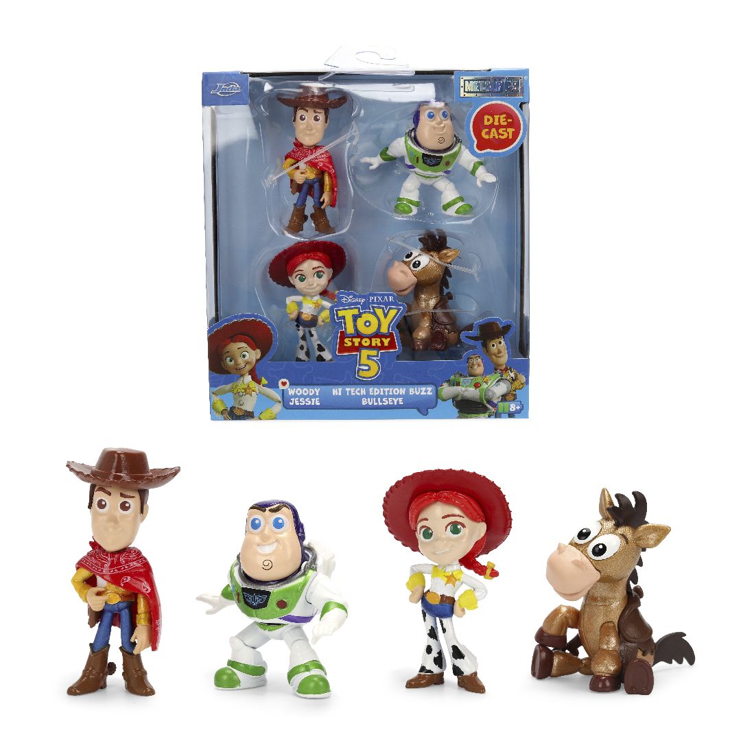 Jada 2.5" Metalfigs - TOY STORY 5 THEATRICAL 4-Pack