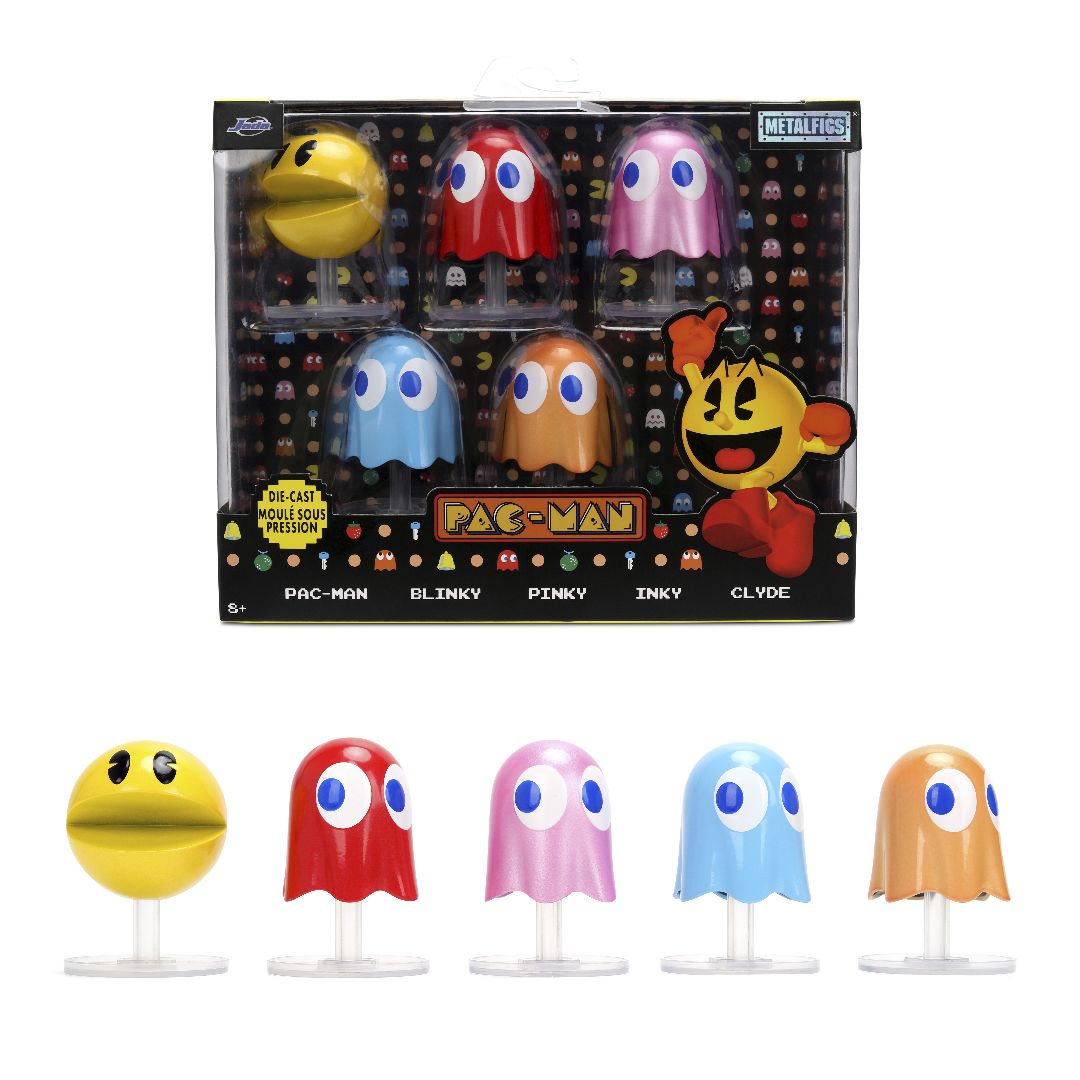 Jada 2.5" Metalfigs - PAC-MAN 5-Pack