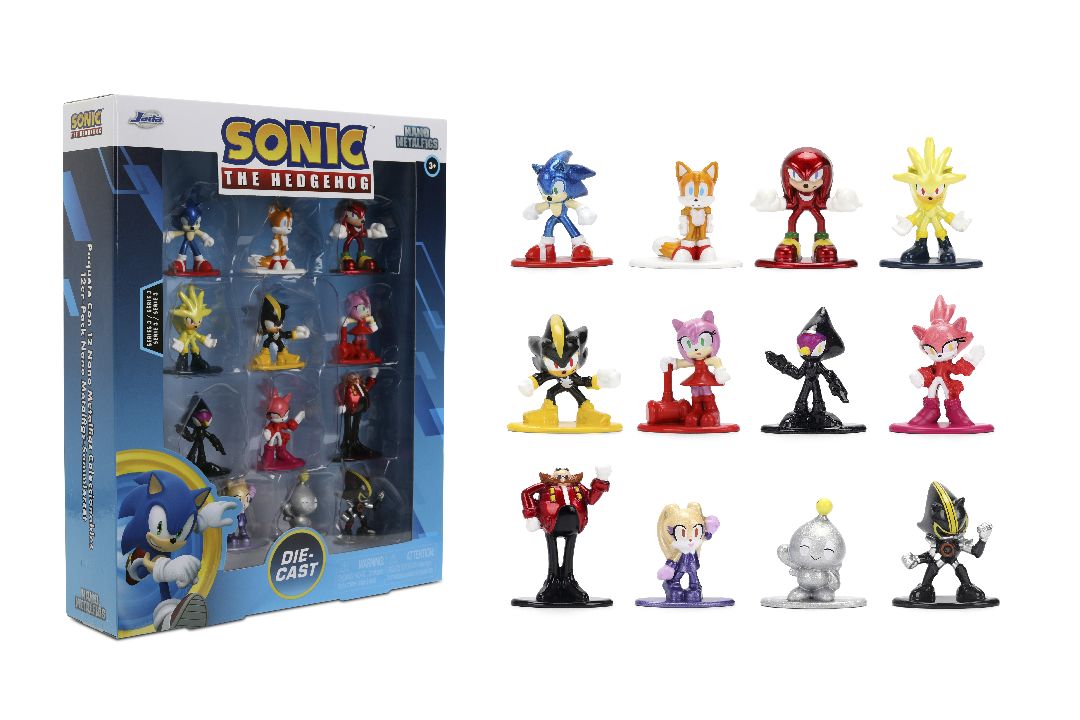 Jada 1.65" Nano Metalfigs Sonic: 12-Pack W3