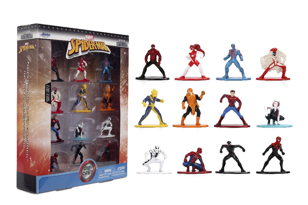 Jada 1.65" Nano Metalfigs Marvel: 12-Pack W12