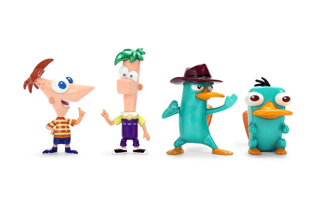 Jada 2.5" Metalfigs - Disney - Phineas and Ferb 4-Pack