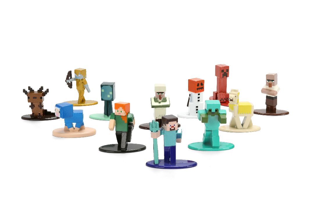 Jada 1.65" Nano Metalfigs Minecraft: 12-Pack W17