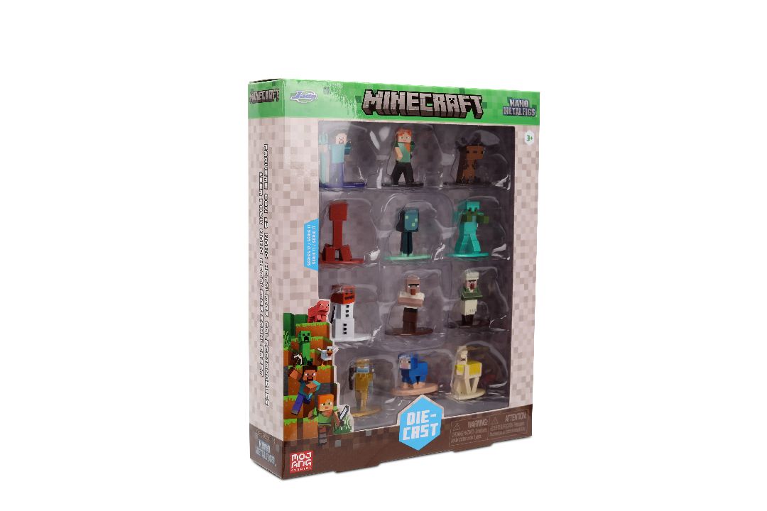 Jada 1.65" Nano Metalfigs Minecraft: 12-Pack W17