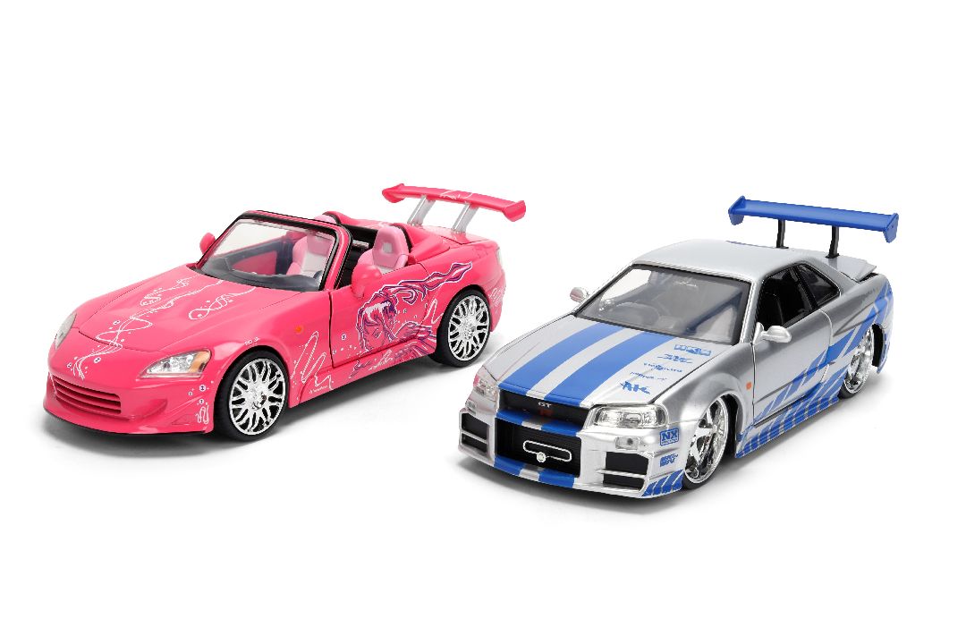 Jada 1:24 "Fast & Furious 25th" Brian & Suki Twin Pack