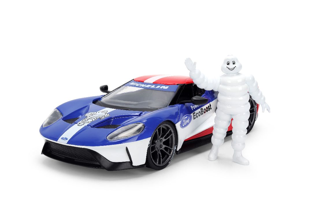 Jada 1/24 HWR - 2017 Ford GT w/Michelin Man