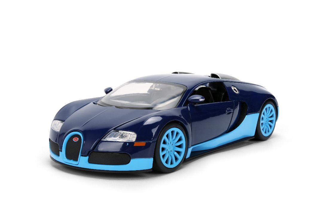 Jada 1/24 HYPERSPEC - 2011 Bugatti Veyron - Blue 2-Tone