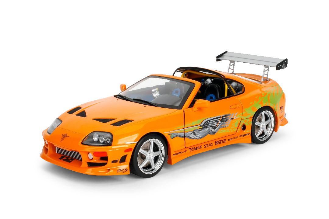 Jada 1/18 Fast & Furious - Brian's Orange Toyota Supra