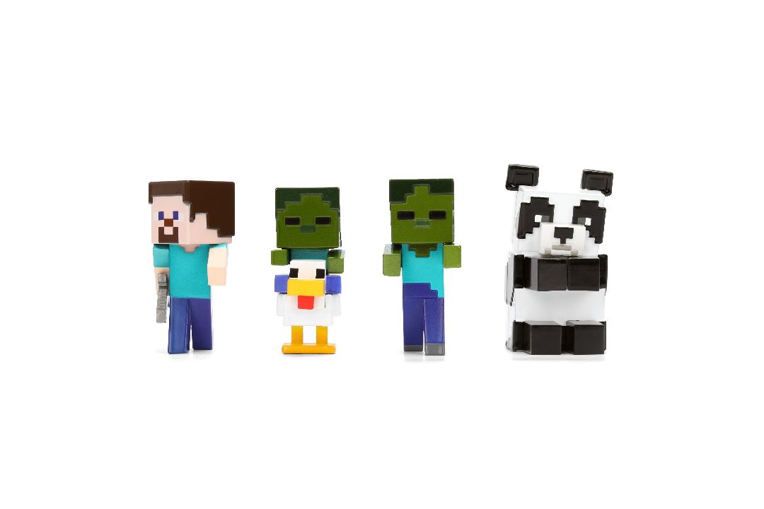 Jada 2.5" Metalfigs - Minecraft Wave 7 4-Pack
