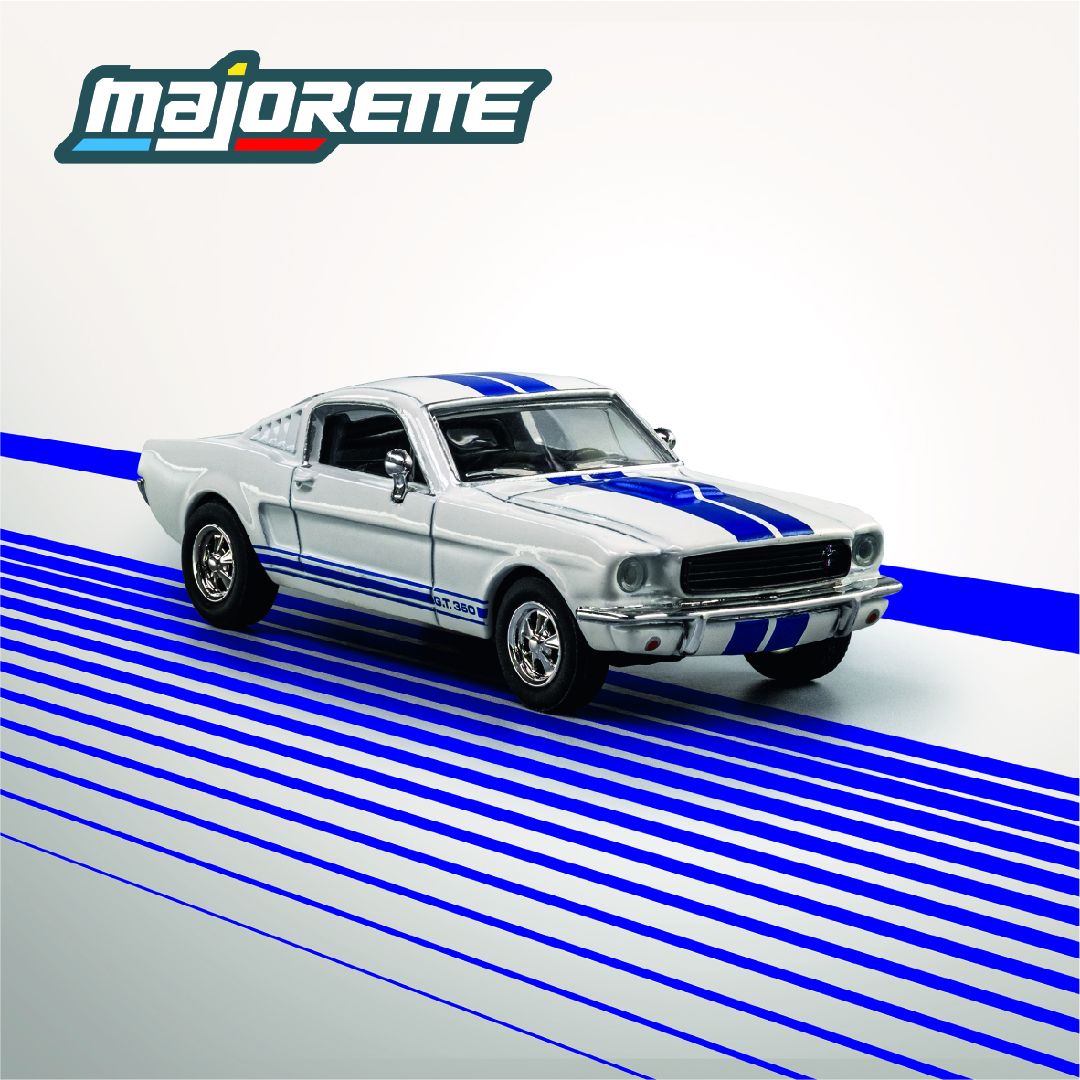 Jada 1/64 Majorette Collection W1 - 1965 Mustang Shelby GT350