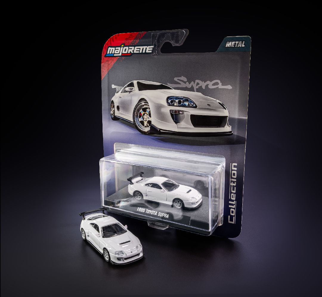 Jada 1/64 "Majorette" Series W3 - 1995 Toyota Supra