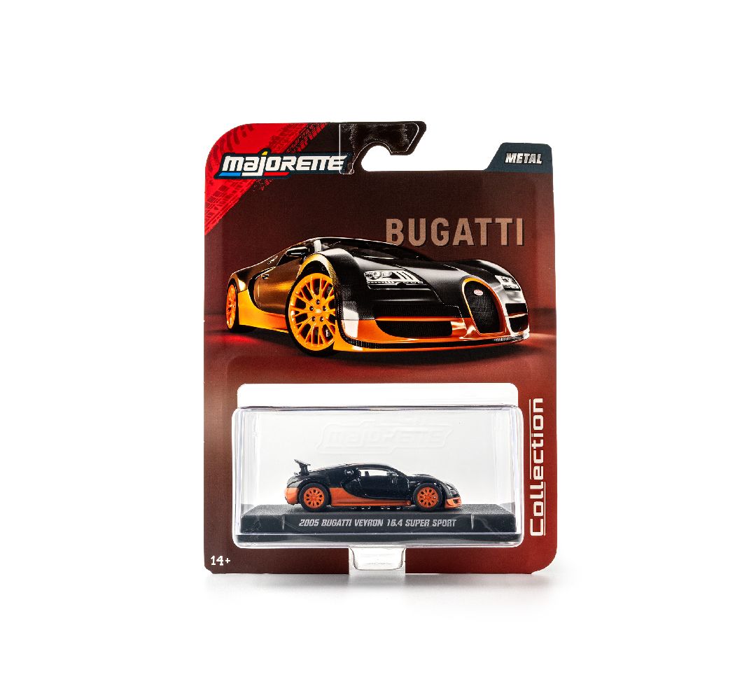 Jada 1/64 "Majorette" Series W3 - 2005 Bugatti Veyron