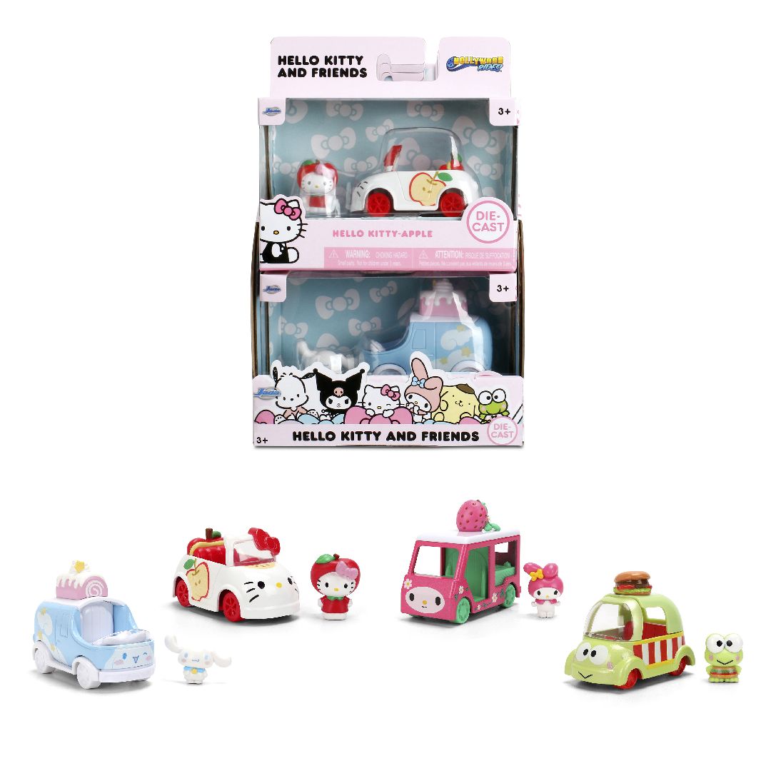 Jada 1/55 Mini "HWR" Sanrio Assortment Pack in PDQ - 8 Pack