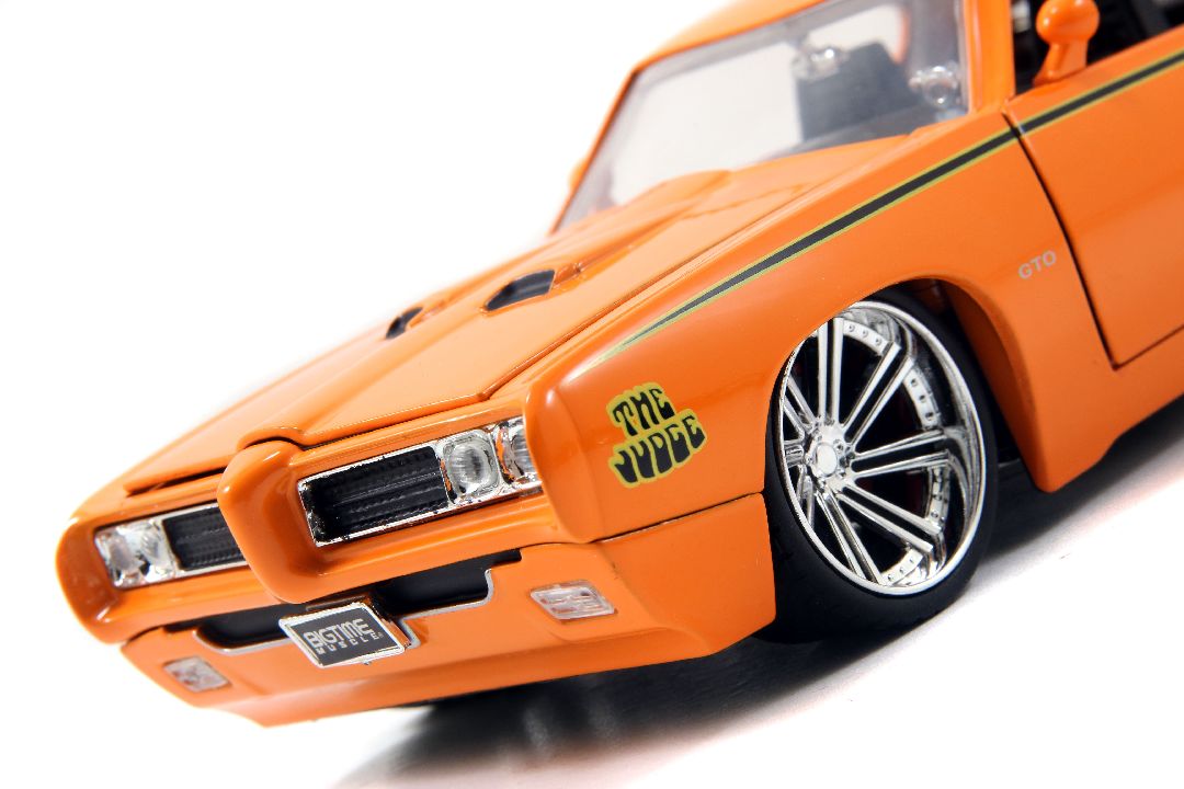 Jada 1/24 "BIGTIME Muscle" 1969 Pontiac GTO Judge - Click Image to Close