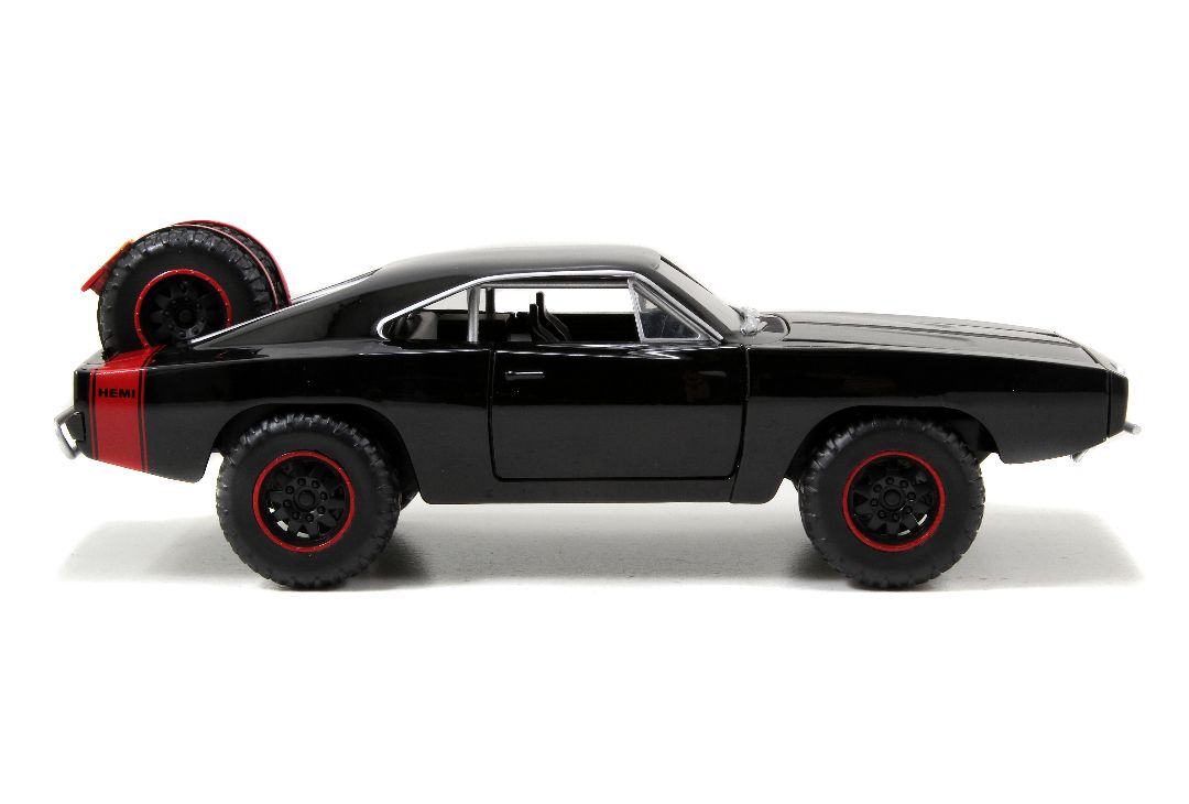 Jada 1/24 "Fast & Furious" 1970 Dodge Charger R/T Off Road Black - Click Image to Close