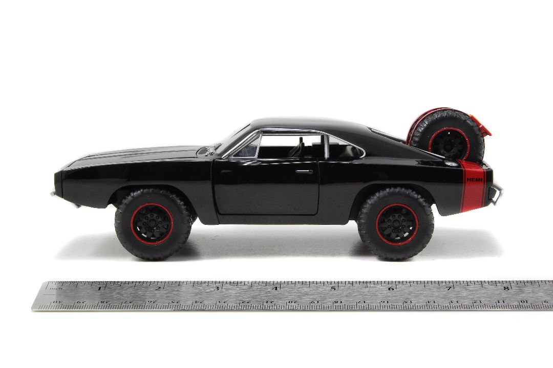 Jada 1/24 "Fast & Furious" 1970 Dodge Charger R/T Off Road Black - Click Image to Close