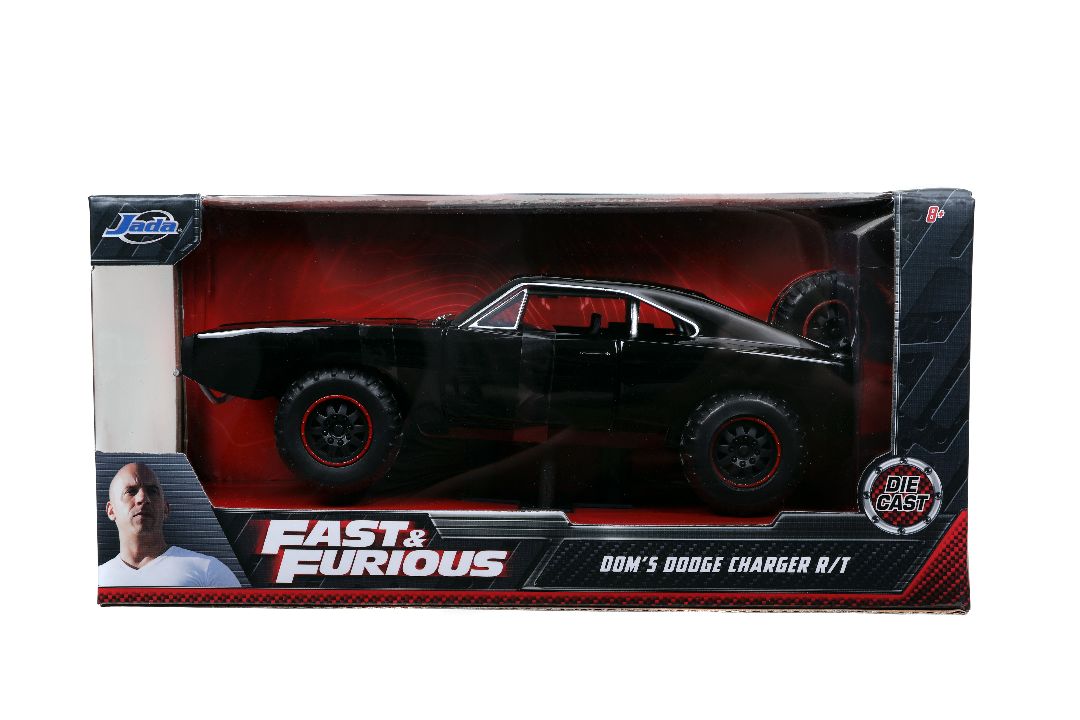 Jada 1/24 "Fast & Furious" 1970 Dodge Charger R/T Off Road Black - Click Image to Close