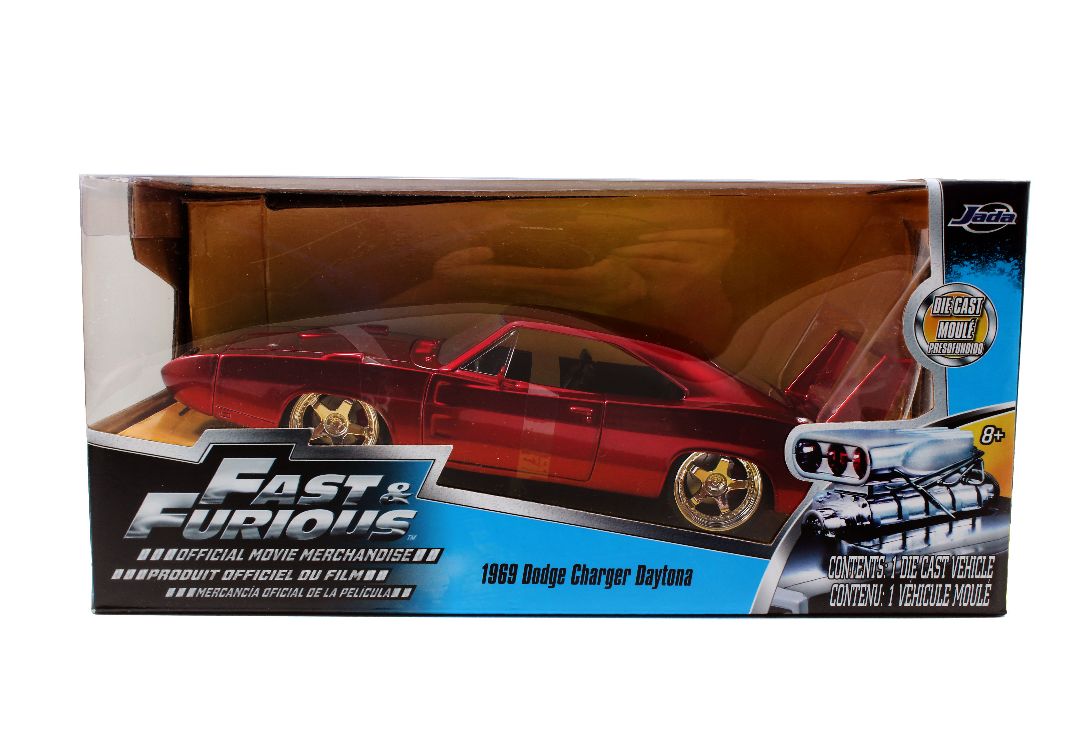 Jada 1/24 "Fast & Furious" Dom's Dodge Charger Daytona - Click Image to Close