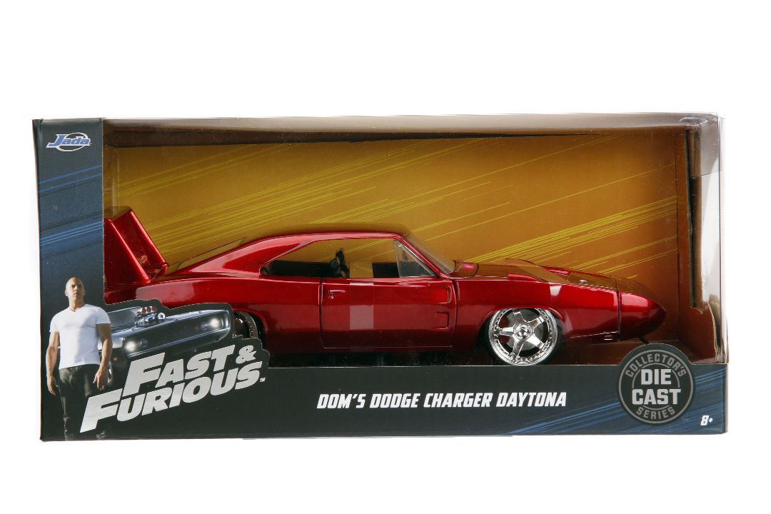 Jada 1/24 "Fast & Furious" Dom's Dodge Charger Daytona - Click Image to Close