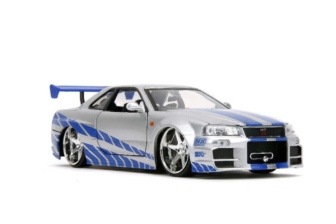 Jada 1/24 "Fast & Furious" Brian's Nissan Skyline GT-R (R34)