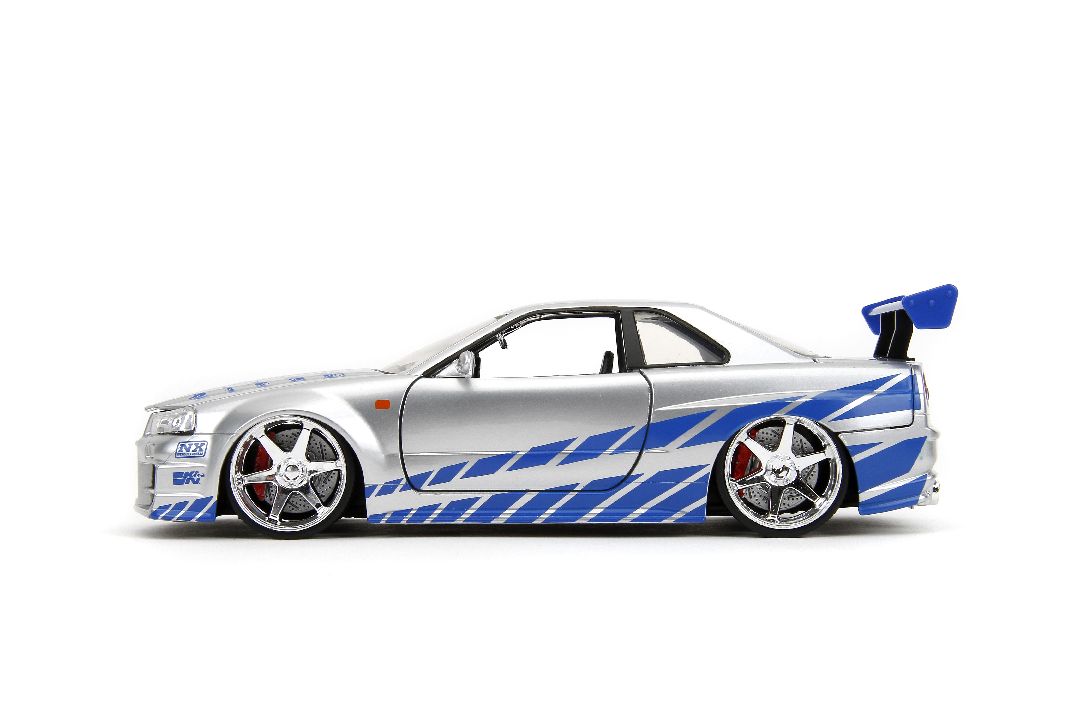 Jada 1/24 "Fast & Furious" Brian's Nissan Skyline GT-R (R34)